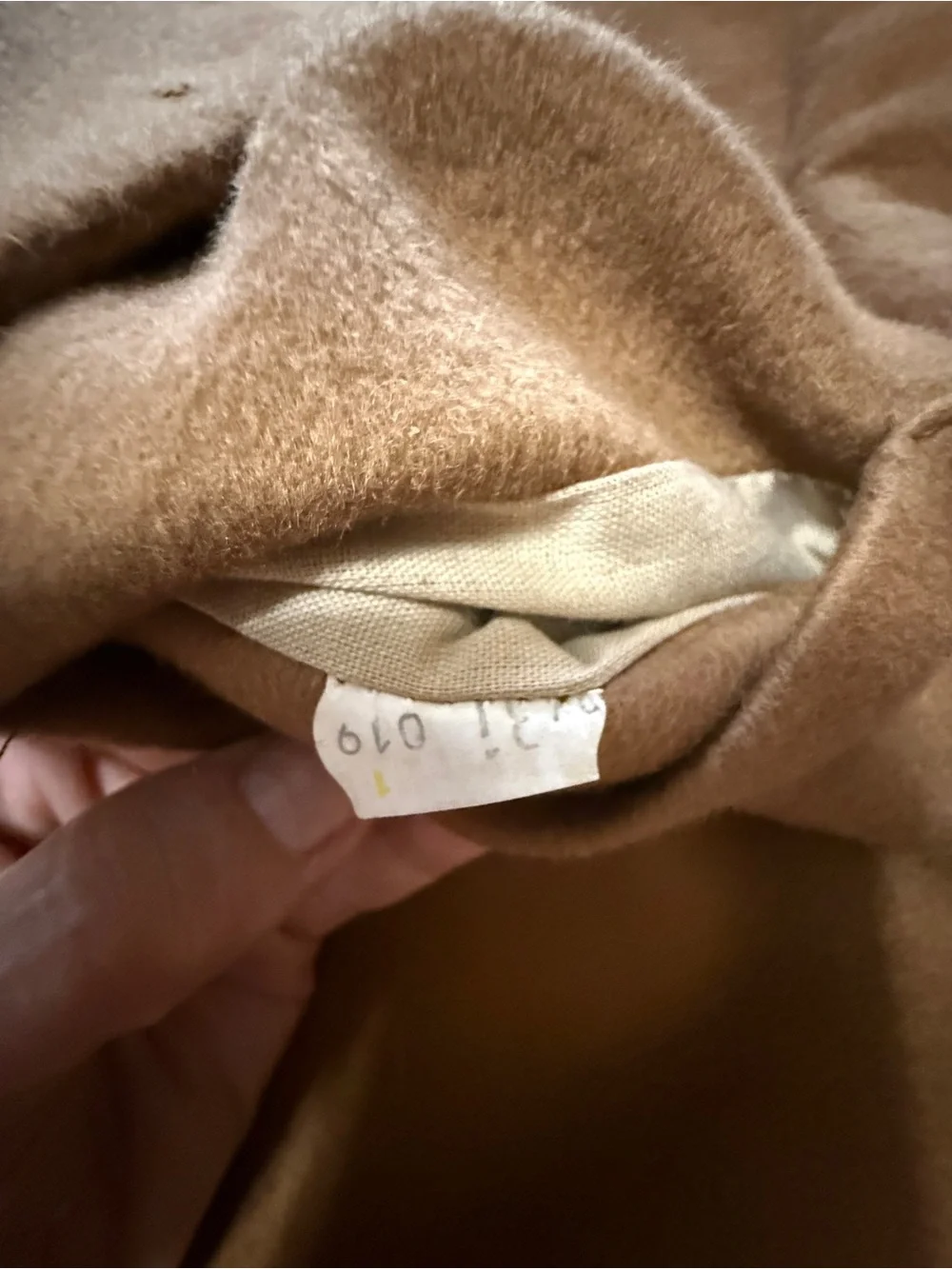 Vintage CESARANI Camel Hair Sport Coat Blazer Mens 44R (estimated) Made in USA